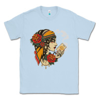 Dusty Blue Dirty honey Classic Tee - linhVisuals
