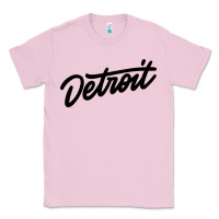 Bubblegum Pink DETROIT Classic Tee - linhVisuals