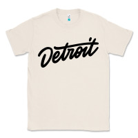 Natural DETROIT Classic Tee - linhVisuals