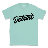 Seafoam DETROIT Classic Tee - linhVisuals