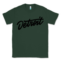 Sports Green DETROIT Classic Tee - linhVisuals