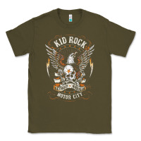 Army Green kid rock 7 Classic Tee - linhVisuals