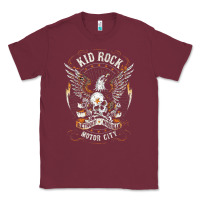 Burgundy kid rock 7 Classic Tee - linhVisuals