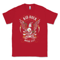 Red kid rock 7 Classic Tee - linhVisuals