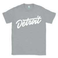 Heather Grey DETROIT Classic Tee - linhVisuals