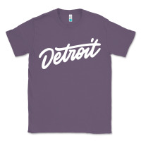 Lavender DETROIT Classic Tee - linhVisuals