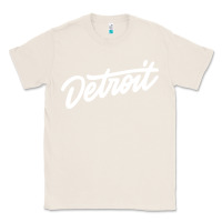 Natural DETROIT Classic Tee - linhVisuals