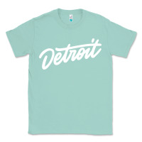 Seafoam DETROIT Classic Tee - linhVisuals