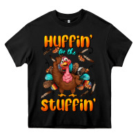 Black huffin' for the stuffin' Heavy Core Tee - BundleAndBundleShop