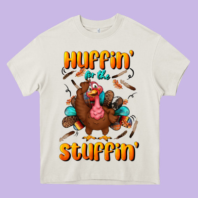 Huffin' For The Stuffin' Heavy Core Tee Designed By Bundleandbundleshop