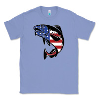 Colony Blue american cod fish design fishing lover fisherman usa premium Classic Tee - linhVisuals