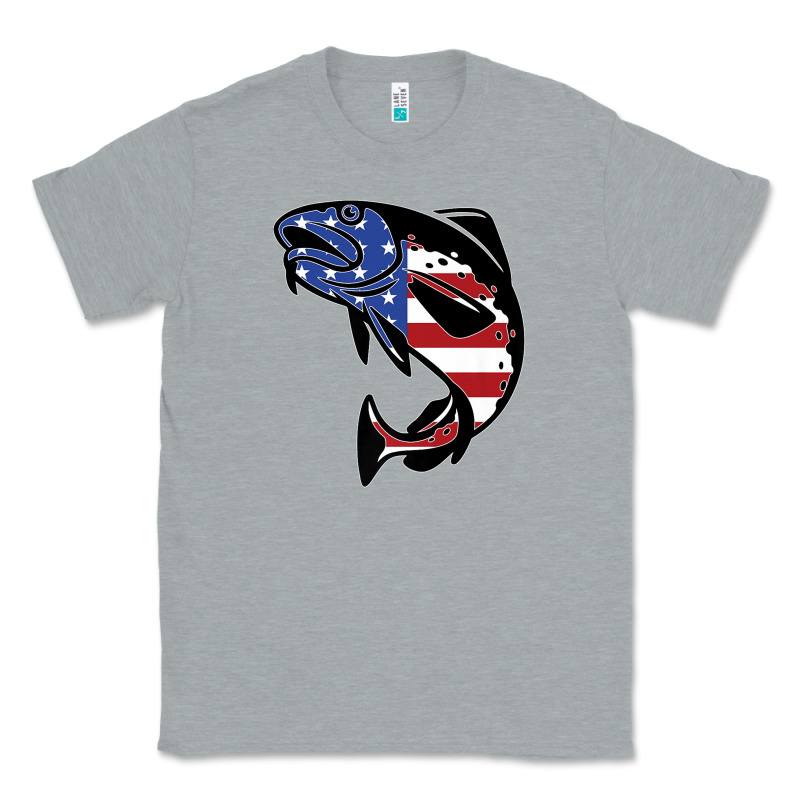 American Cod Fish Design Fishing Lover Fisherman Usa Premium Classic Tee by linhVisuals | Teevron