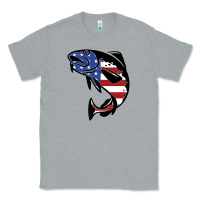 Heather Grey american cod fish design fishing lover fisherman usa premium Classic Tee - linhVisuals