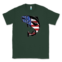 Sports Green american cod fish design fishing lover fisherman usa premium Classic Tee - linhVisuals