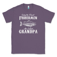 Lavender mens only the finest fishermen grandad premium Classic Tee - linhVisuals