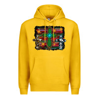 Lemon cross leopard cowhide glitter serape Premium Hoodie - RanaPortraitStore