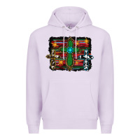 Lilac cross leopard cowhide glitter serape Premium Hoodie - RanaPortraitStore