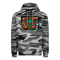 Slate Camo cross leopard cowhide glitter serape Premium Hoodie - RanaPortraitStore