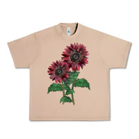Burro 2 Chocolate sunflower Urban Heavy Tee - LillyAllenDesigns