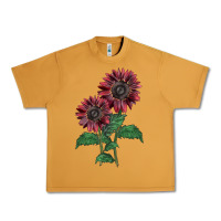 Peanut Butter 2 Chocolate sunflower Urban Heavy Tee - LillyAllenDesigns