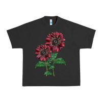 Pigment Black 2 Chocolate sunflower Urban Heavy Tee - LillyAllenDesigns
