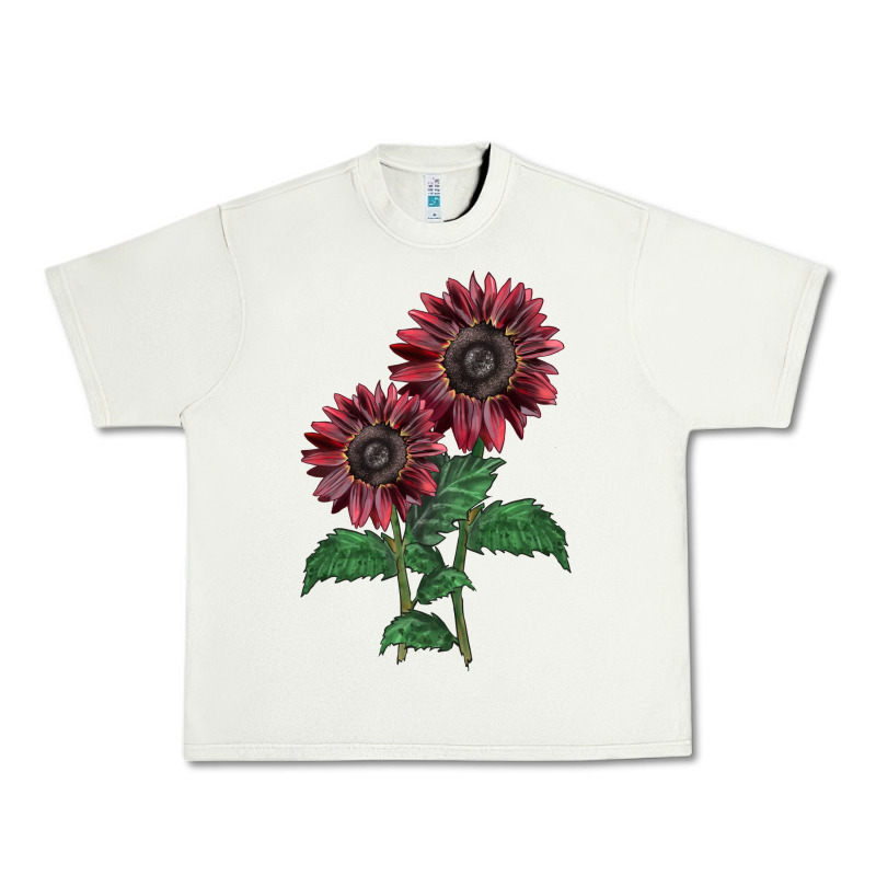 2 Chocolate Sunflower Urban Heavy Tee by LillyAllenDesigns | Teevron
