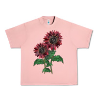 Salmon 2 Chocolate sunflower Urban Heavy Tee - LillyAllenDesigns