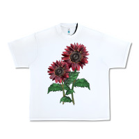White 2 Chocolate sunflower Urban Heavy Tee - LillyAllenDesigns