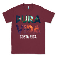 Burgundy costa rica pura vida toucan tropical surf beach vibes tank top Classic Tee - linhVisuals