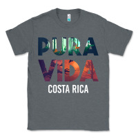 Charcoal Heather costa rica pura vida toucan tropical surf beach vibes tank top Classic Tee - linhVisuals