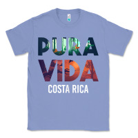 Colony Blue costa rica pura vida toucan tropical surf beach vibes tank top Classic Tee - linhVisuals
