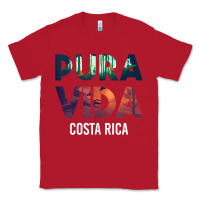 Red costa rica pura vida toucan tropical surf beach vibes tank top Classic Tee - linhVisuals