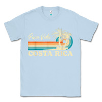 Dusty Blue costa rica retro beach vacation costa rica souvenir beach t shirt Classic Tee - linhVisuals