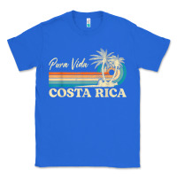 True Royal costa rica retro beach vacation costa rica souvenir beach t shirt Classic Tee - linhVisuals