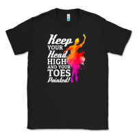 Black ballet dancer keep head high toes pointed ballerina teacher Classic Tee - linhVisuals