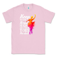 Bubblegum Pink ballet dancer keep head high toes pointed ballerina teacher Classic Tee - linhVisuals