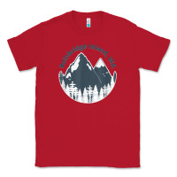 Red bainbridge island wa mountains hiking climbing camping Classic Tee - linhVisuals