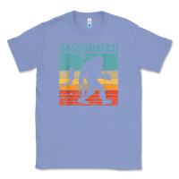 Colony Blue bassquatch! funny bigfoot fishing outdoor retro Classic Tee - linhVisuals