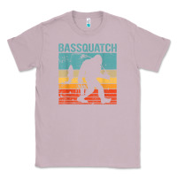 Lilac bassquatch! funny bigfoot fishing outdoor retro Classic Tee - linhVisuals