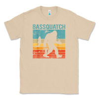 Mushroom bassquatch! funny bigfoot fishing outdoor retro Classic Tee - linhVisuals