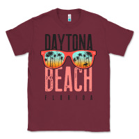 Burgundy daytona beach shirt florida summer vacation surfing daytona sweatshirt Classic Tee - linhVisuals