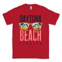 Red daytona beach shirt florida summer vacation surfing daytona sweatshirt Classic Tee - linhVisuals