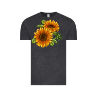 Vintage Black Soraya Sunflower Vintage Tee - LillyAllenDesigns