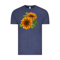 Vintage Denim Soraya Sunflower Vintage Tee - LillyAllenDesigns