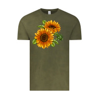 Vintage Olive Soraya Sunflower Vintage Tee - LillyAllenDesigns
