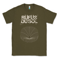 Army Green rüfus dusol LA Classic Tee - linhVisuals