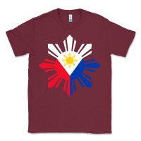 Burgundy philippine flag hoodie pinoy flag filipino shirt pinoy sun Classic Tee - linhVisuals