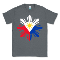 Charcoal Heather philippine flag hoodie pinoy flag filipino shirt pinoy sun Classic Tee - linhVisuals