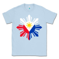 Dusty Blue philippine flag hoodie pinoy flag filipino shirt pinoy sun Classic Tee - linhVisuals