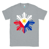 Heather Grey philippine flag hoodie pinoy flag filipino shirt pinoy sun Classic Tee - linhVisuals